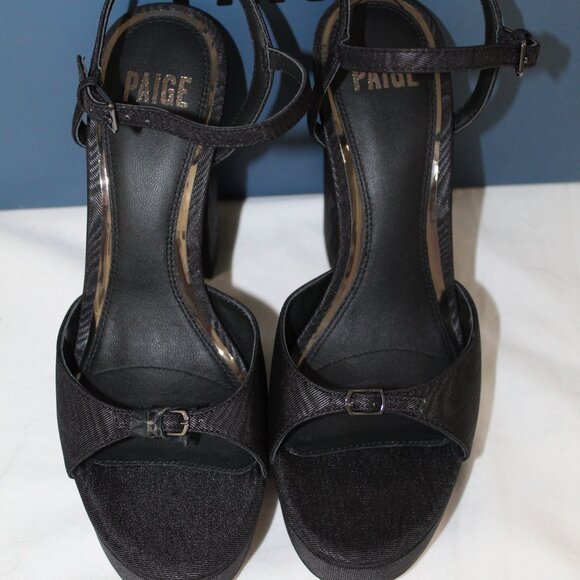 NWB Paige Chase Ankle Strap Peep Toe Platform Sandals Sandal 9 - Picture 4 of 6